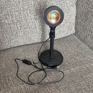 Brookstone Iridescent Sunset Projection Lamp